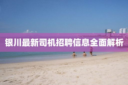 银川最新司机招聘信息全面解析