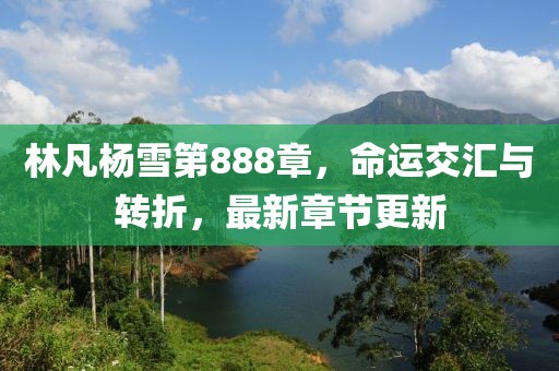 林凡杨雪第888章，命运交汇与转折，最新章节更新