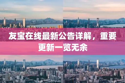 友宝在线最新公告详解，重要更新一览无余