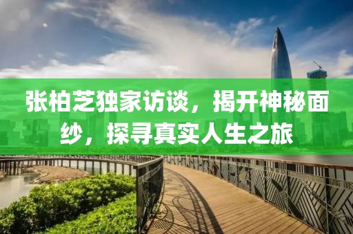 张柏芝独家访谈，揭开神秘面纱，探寻真实人生之旅