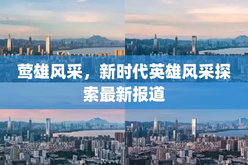 莺雄风采，新时代英雄风采探索最新报道