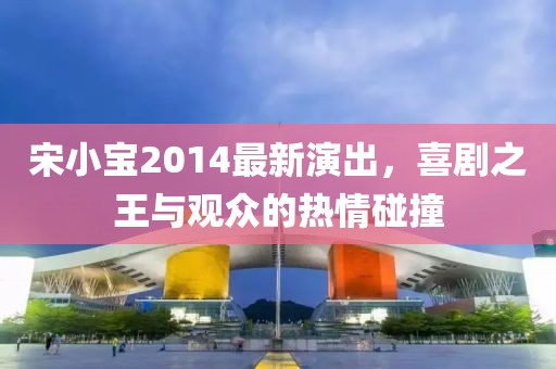 宋小宝2014最新演出，喜剧之王与观众的热情碰撞