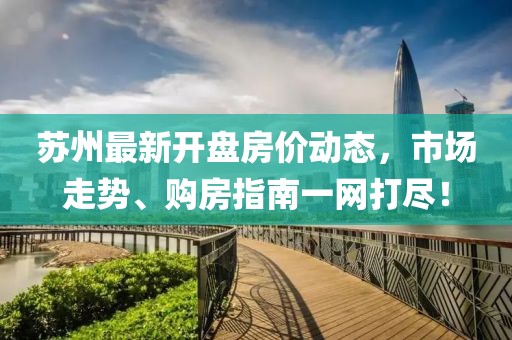 苏州最新开盘房价动态，市场走势、购房指南一网打尽！