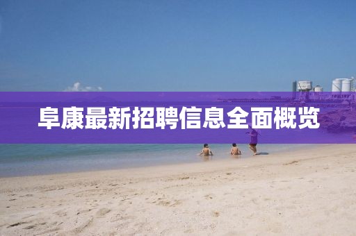 阜康最新招聘信息全面概览