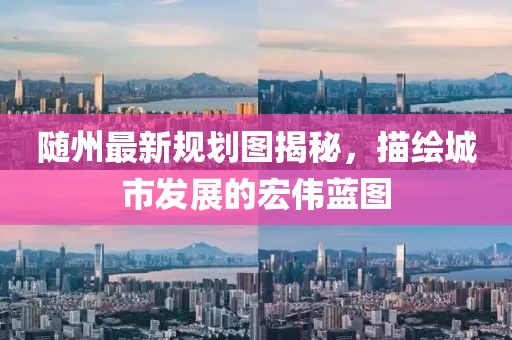 随州最新规划图揭秘，描绘城市发展的宏伟蓝图