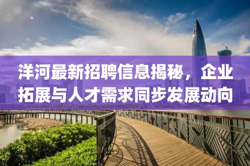 洋河最新招聘信息揭秘，企业拓展与人才需求同步发展动向