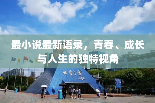 最小说最新语录，青春、成长与人生的独特视角