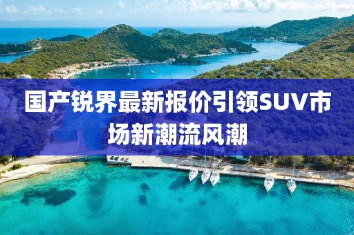 国产锐界最新报价引领SUV市场新潮流风潮