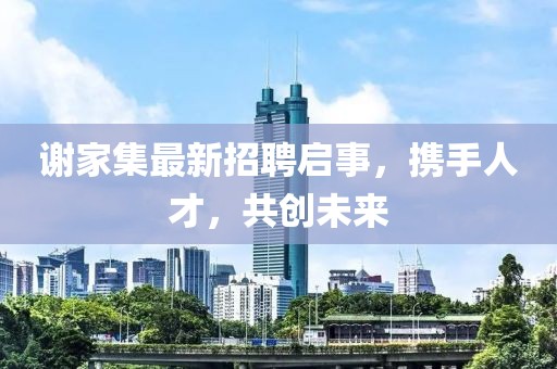 谢家集最新招聘启事，携手人才，共创未来