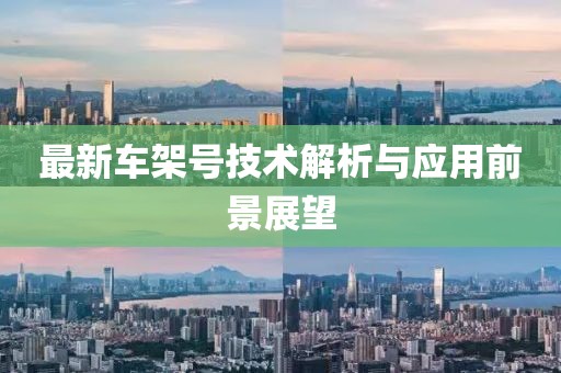 最新车架号技术解析与应用前景展望