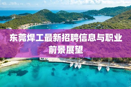 东莞焊工最新招聘信息与职业前景展望