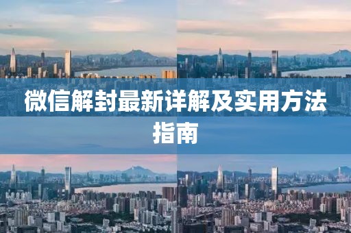 微信解封最新详解及实用方法指南