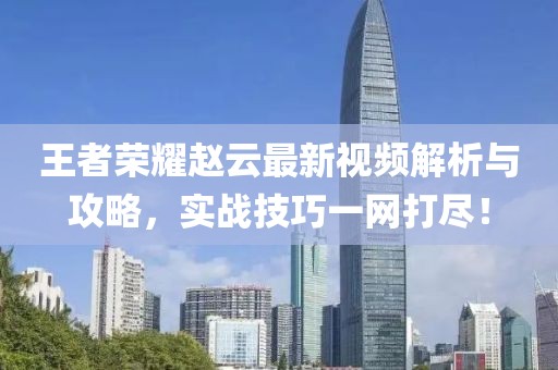 王者荣耀赵云最新视频解析与攻略，实战技巧一网打尽！