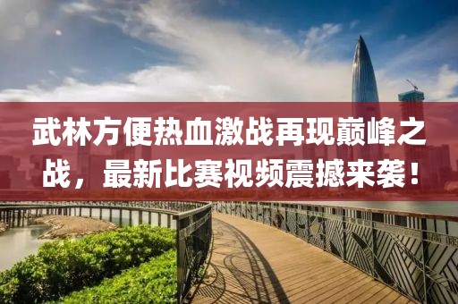 武林方便热血激战再现巅峰之战，最新比赛视频震撼来袭！