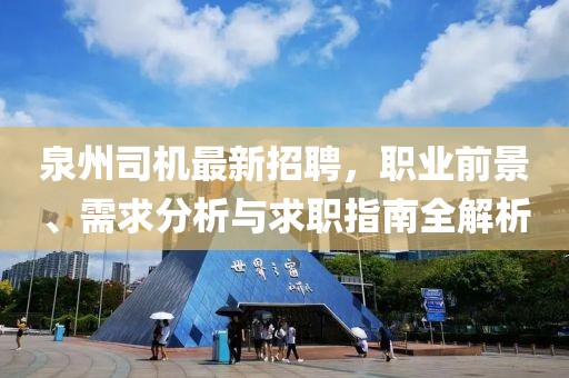 泉州司机最新招聘，职业前景、需求分析与求职指南全解析