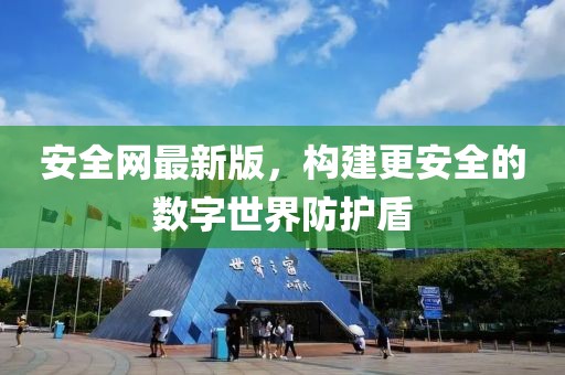 安全网最新版，构建更安全的数字世界防护盾
