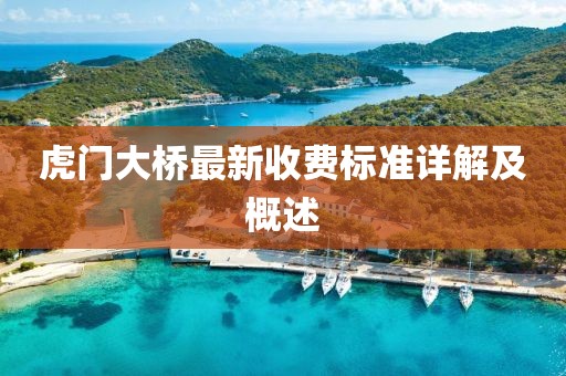 虎门大桥最新收费标准详解及概述