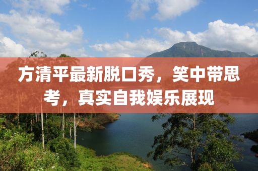 方清平最新脱口秀，笑中带思考，真实自我娱乐展现