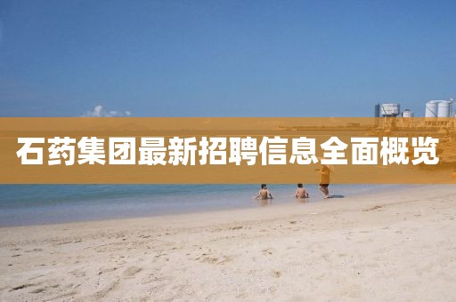 石药集团最新招聘信息全面概览