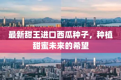 最新甜王进口西瓜种子，种植甜蜜未来的希望
