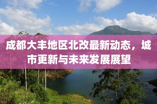 成都大丰地区北改最新动态，城市更新与未来发展展望