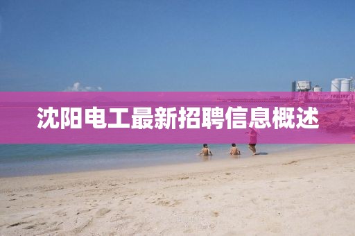 沈阳电工最新招聘信息概述