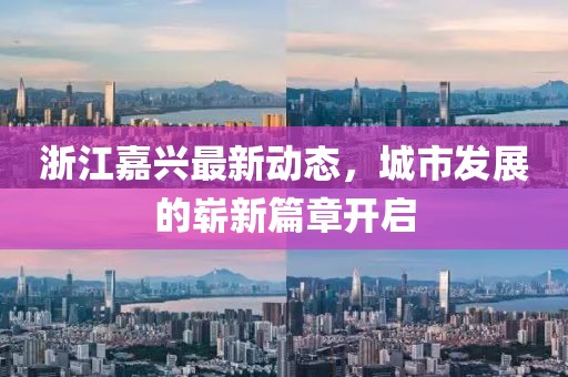 浙江嘉兴最新动态，城市发展的崭新篇章开启