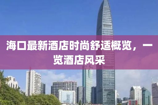 海口最新酒店时尚舒适概览，一览酒店风采