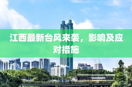 江西最新台风来袭，影响及应对措施