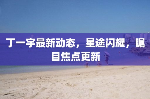 丁一宇最新动态，星途闪耀，瞩目焦点更新