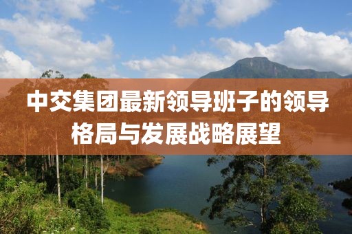 中交集团最新领导班子的领导格局与发展战略展望