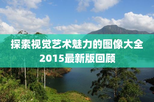 探索视觉艺术魅力的图像大全2015最新版回顾