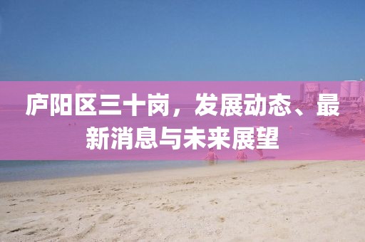 庐阳区三十岗，发展动态、最新消息与未来展望