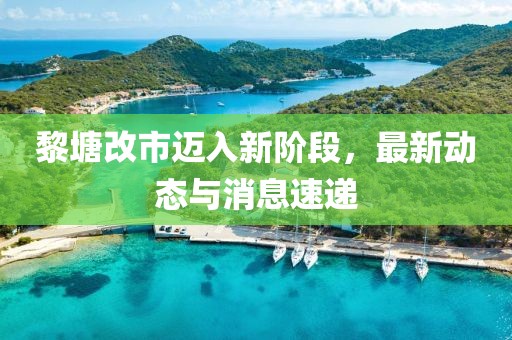 黎塘改市迈入新阶段，最新动态与消息速递