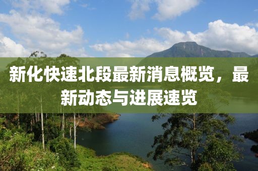 新化快速北段最新消息概览，最新动态与进展速览