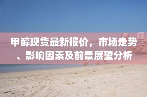 甲醇现货最新报价，市场走势、影响因素及前景展望分析