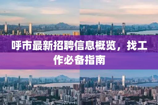 呼市最新招聘信息概览，找工作必备指南