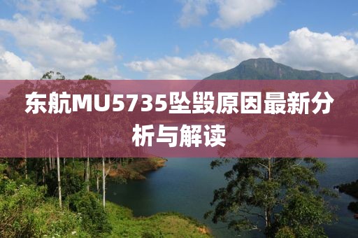 东航MU5735坠毁原因最新分析与解读