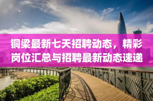 铜梁最新七天招聘动态，精彩岗位汇总与招聘最新动态速递