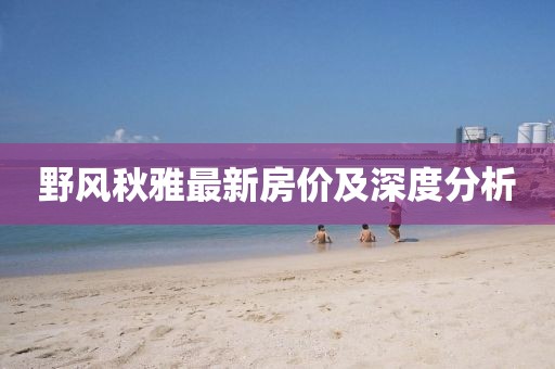 野风秋雅最新房价及深度分析