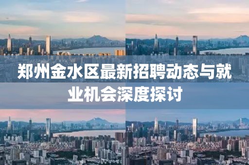 郑州金水区最新招聘动态与就业机会深度探讨