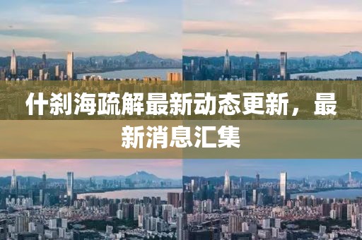什刹海疏解最新动态更新，最新消息汇集
