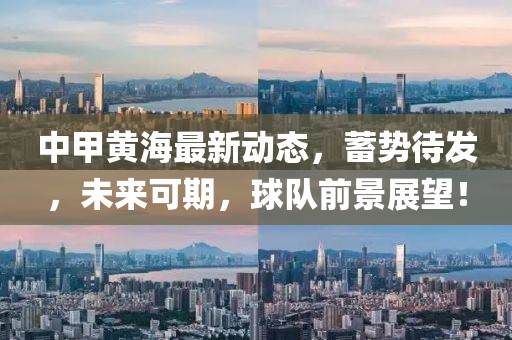 中甲黄海最新动态，蓄势待发，未来可期，球队前景展望！