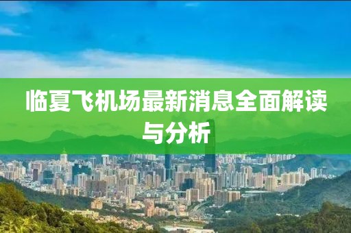 临夏飞机场最新消息全面解读与分析