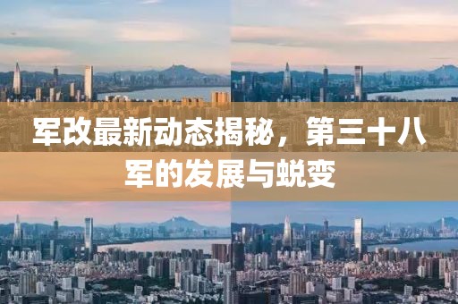 军改最新动态揭秘，第三十八军的发展与蜕变