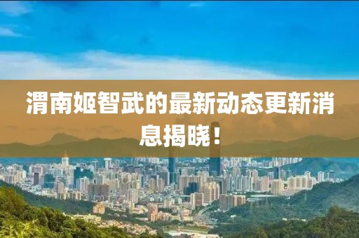 渭南姬智武的最新动态更新消息揭晓！