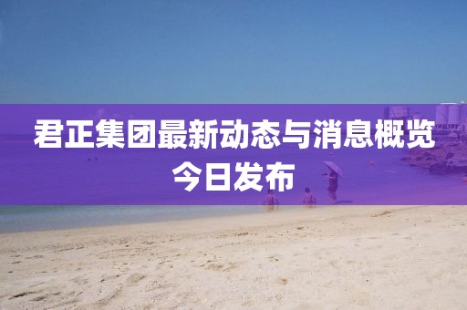 君正集团最新动态与消息概览今日发布