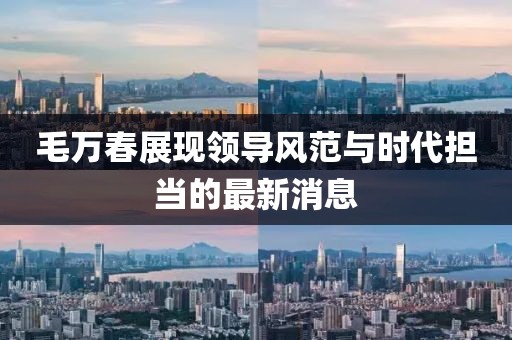 毛万春展现领导风范与时代担当的最新消息