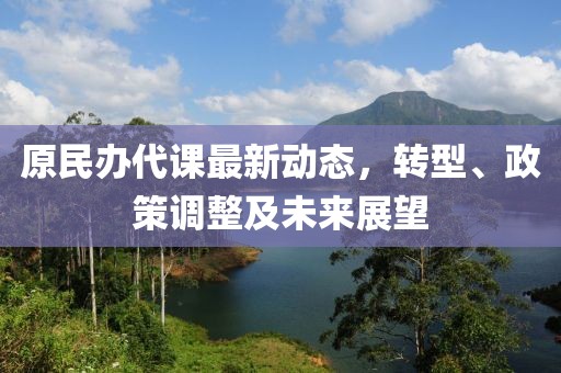原民办代课最新动态，转型、政策调整及未来展望