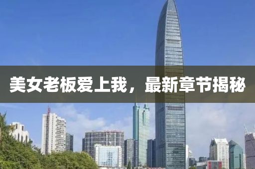 美女老板爱上我，最新章节揭秘